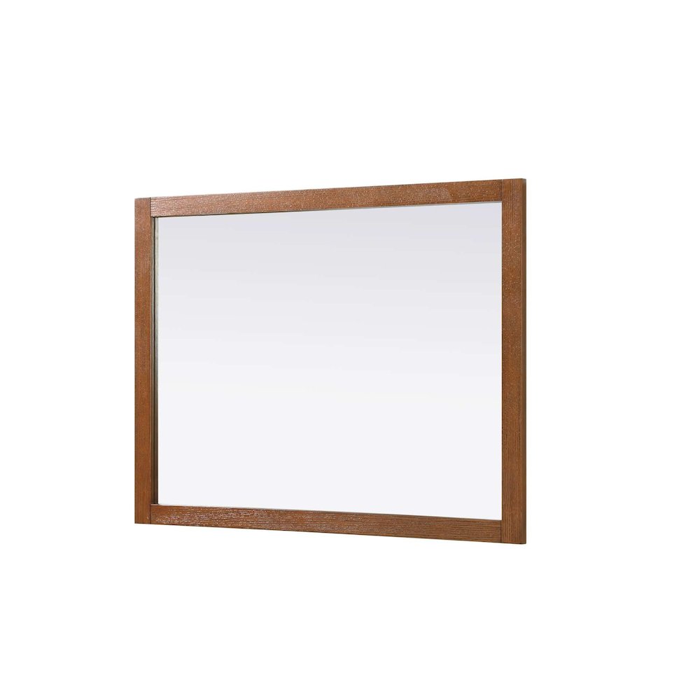 Noah Wooden Rectangle Mirror 48 x 36 in Brandy Walnut