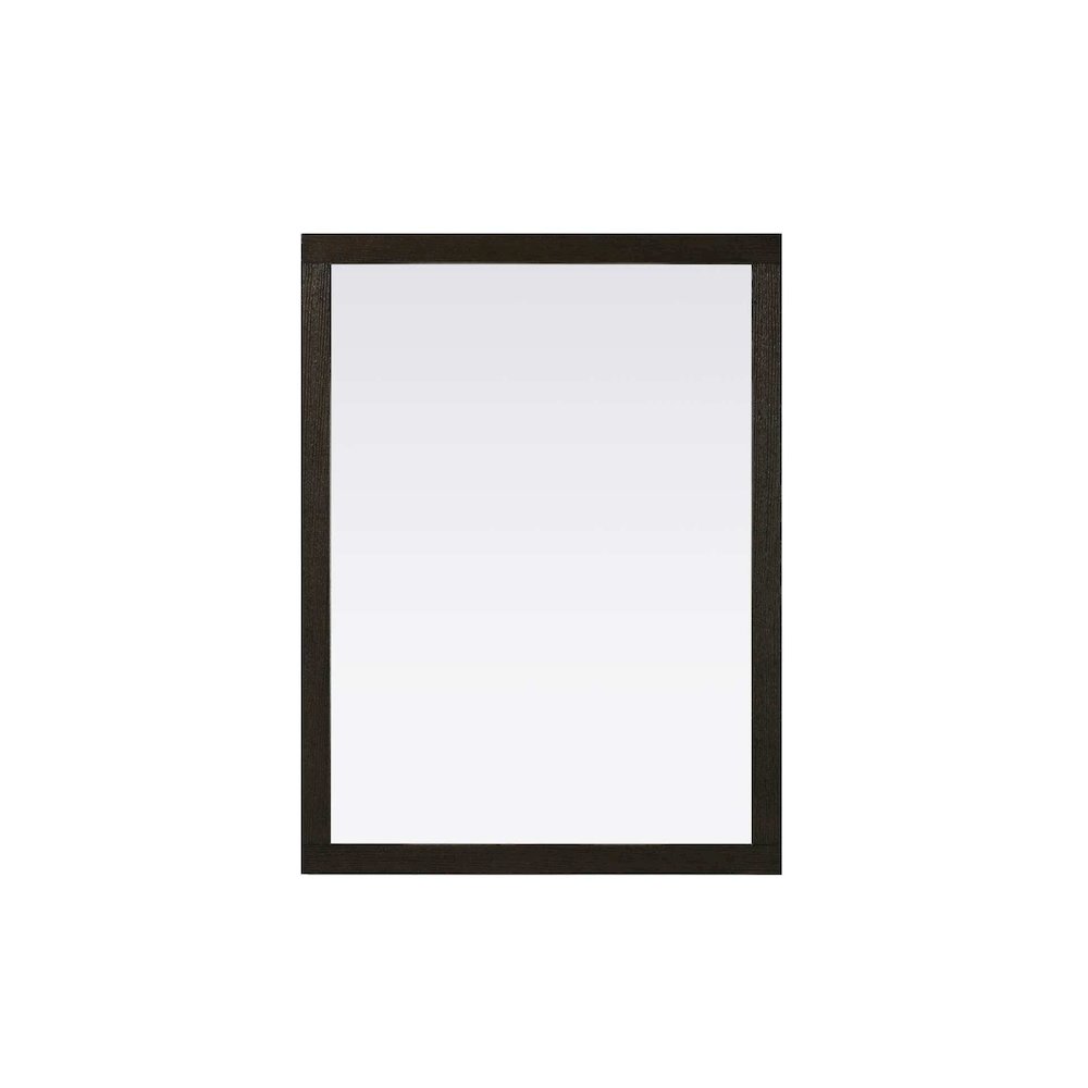 Noah Wooden Rectangle Mirror 48 x 36 in Chocolate Oak