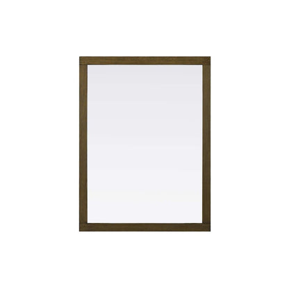 Noah Wooden Rectangle Mirror 48 x 36 in Hazel Oak