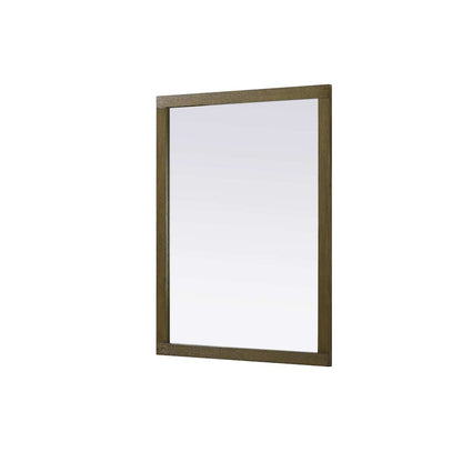 Noah Wooden Rectangle Mirror 48 x 36 in Hazel Oak
