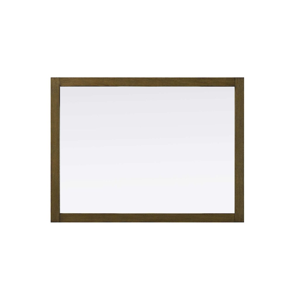 Noah Wooden Rectangle Mirror 48 x 36 in Hazel Oak