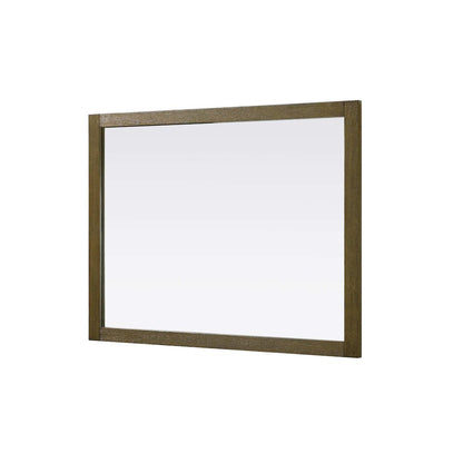 Noah Wooden Rectangle Mirror 48 x 36 in Hazel Oak