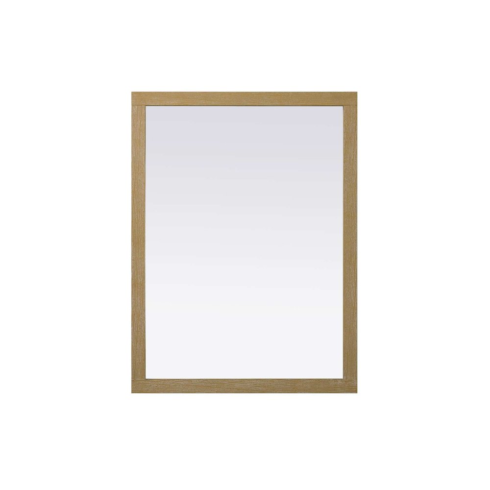 Noah Wooden Rectangle Mirror 48 x 36 in Linen Oak