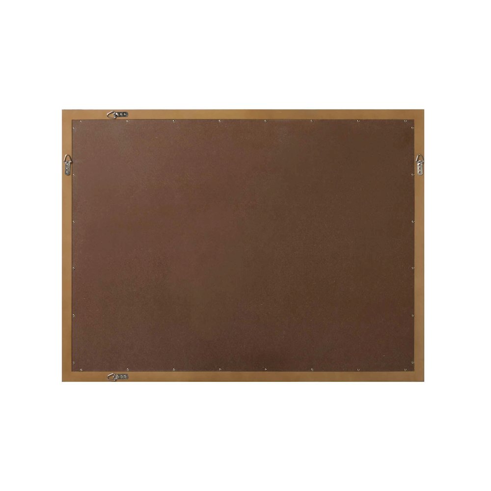 Noah Wooden Rectangle Mirror 48 x 36 in Linen Oak