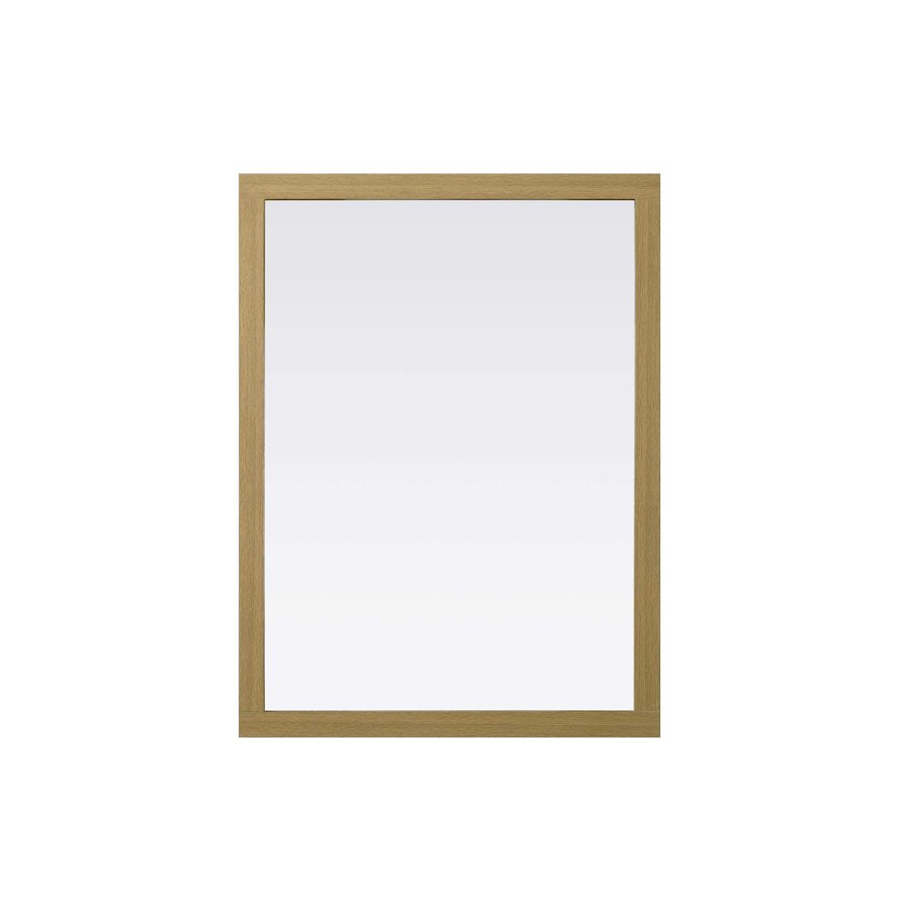 Noah Wooden Rectangle Mirror 48 x 36 in Honey Brown