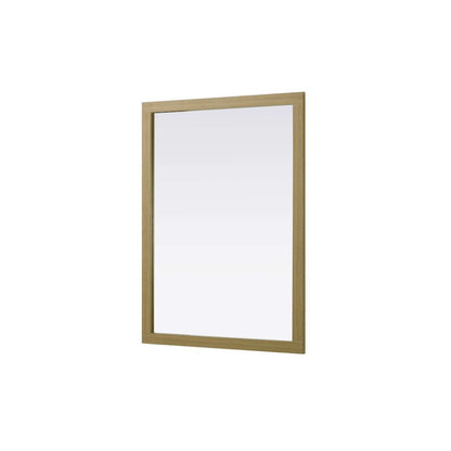 Noah Wooden Rectangle Mirror 48 x 36 in Honey Brown