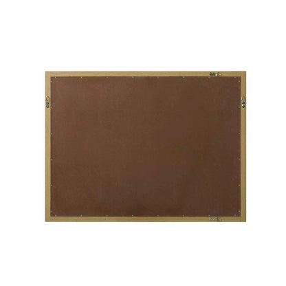 Noah Wooden Rectangle Mirror 48 x 36 in Honey Brown