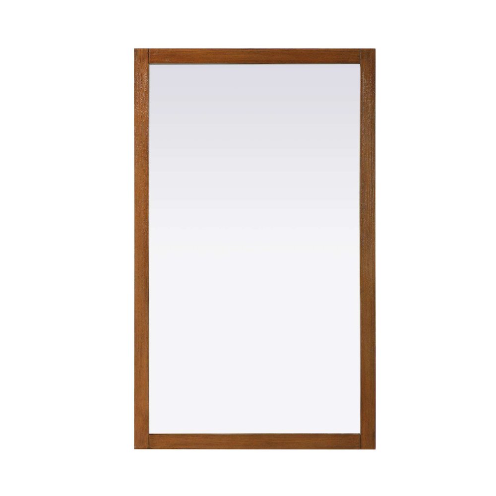 Noah Wooden Rectangle Mirror 60 x 36 in Brandy Walnut