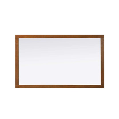 Noah Wooden Rectangle Mirror 60 x 36 in Brandy Walnut