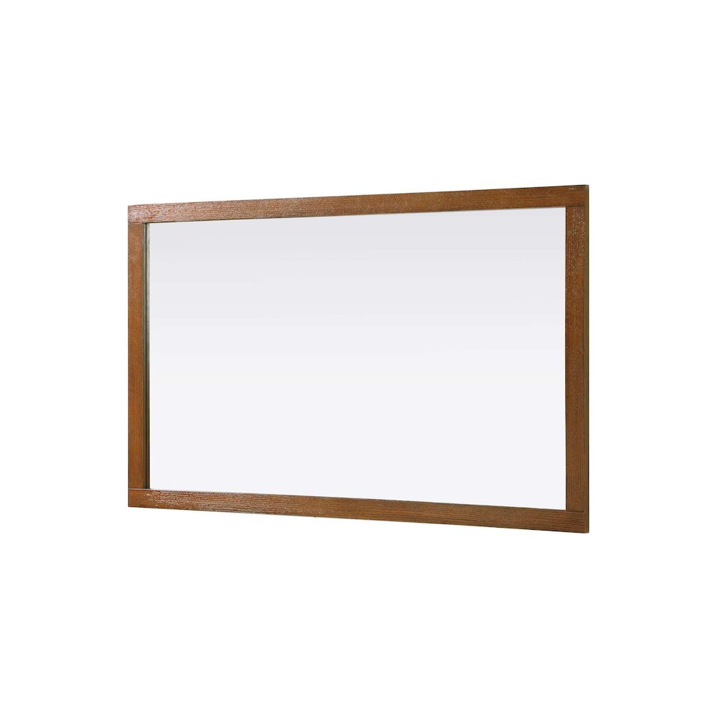 Noah Wooden Rectangle Mirror 60 x 36 in Brandy Walnut