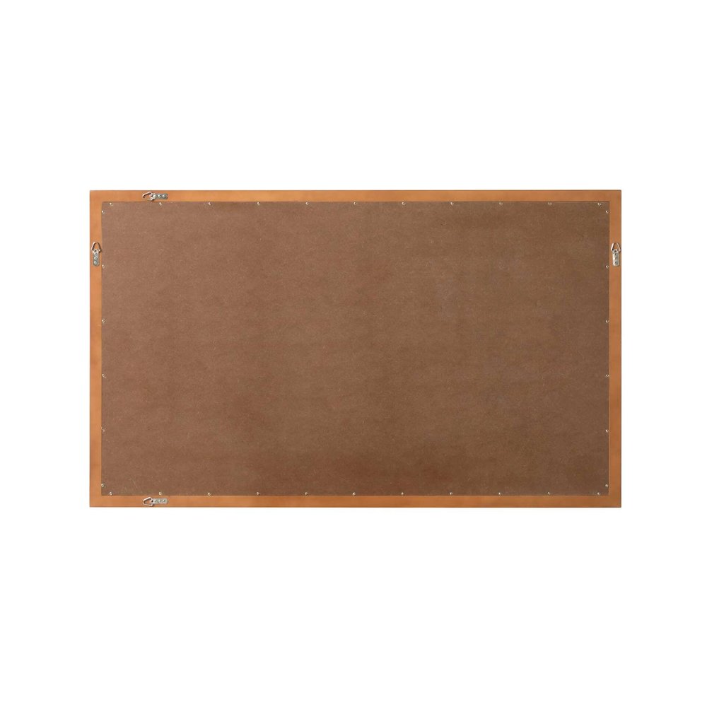 Noah Wooden Rectangle Mirror 60 x 36 in Brandy Walnut