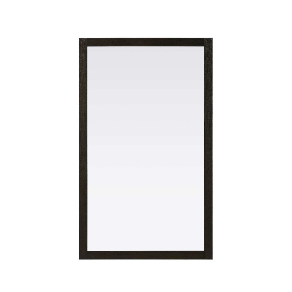 Noah Wooden Rectangle Mirror 60 x 36 in Chocolate Oak