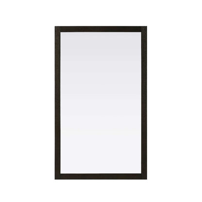 Noah Wooden Rectangle Mirror 60 x 36 in Chocolate Oak