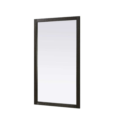 Noah Wooden Rectangle Mirror 60 x 36 in Chocolate Oak