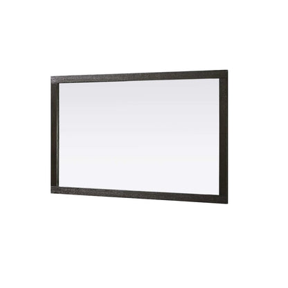 Noah Wooden Rectangle Mirror 60 x 36 in Chocolate Oak