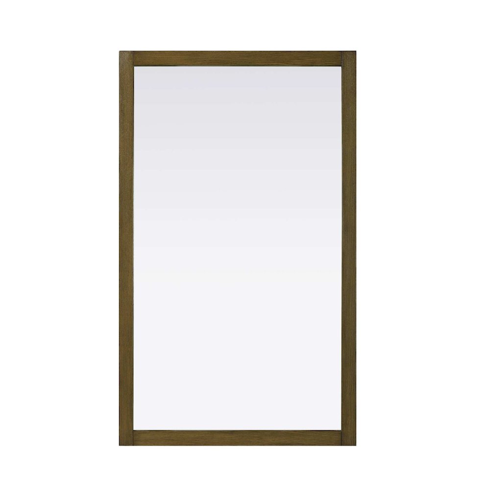 Noah Wooden Rectangle Mirror 60 x 36 in Hazel Oak