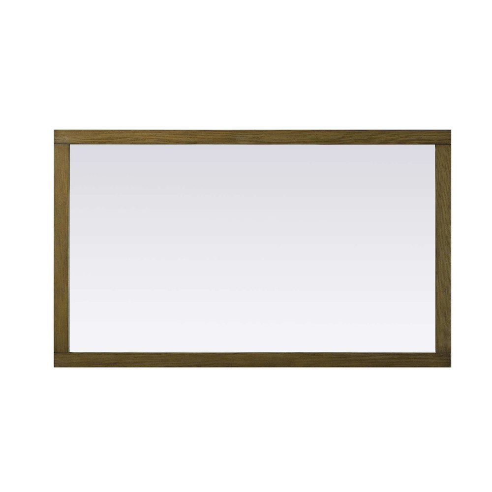 Noah Wooden Rectangle Mirror 60 x 36 in Hazel Oak