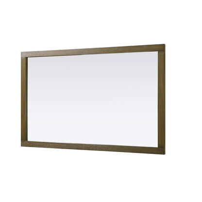 Noah Wooden Rectangle Mirror 60 x 36 in Hazel Oak