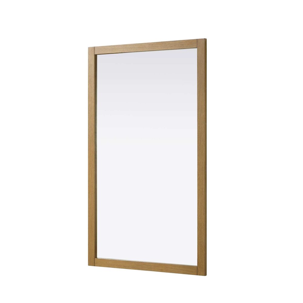 Noah Wooden Rectangle Mirror 60 x 36 in Honey Teak