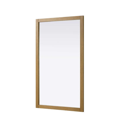 Noah Wooden Rectangle Mirror 60 x 36 in Honey Teak