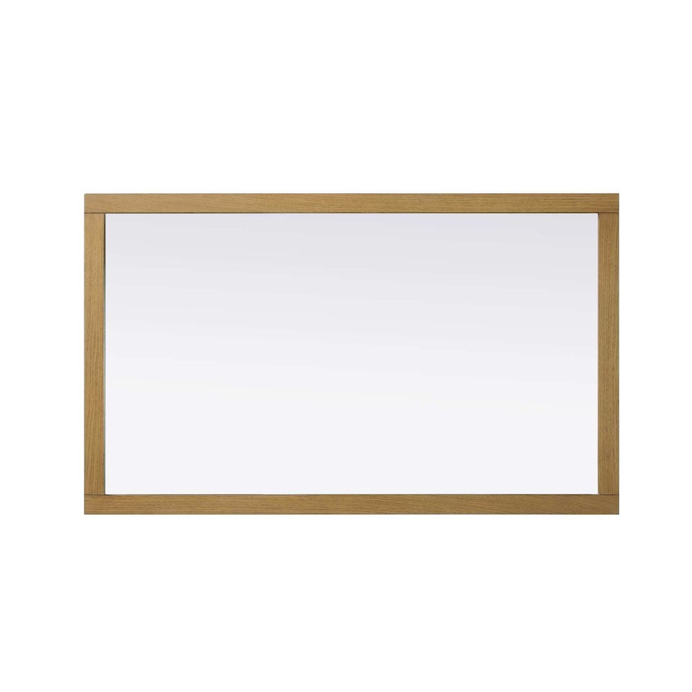 Noah Wooden Rectangle Mirror 60 x 36 in Honey Teak