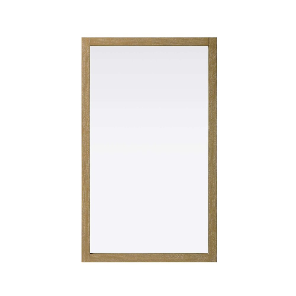 Noah Wooden Rectangle Mirror 60 x 36 in Linen Oak
