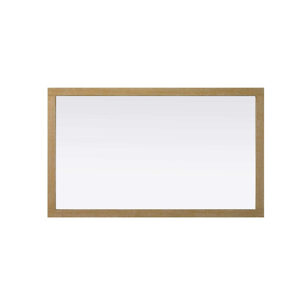 Noah Wooden Rectangle Mirror 60 x 36 in Linen Oak