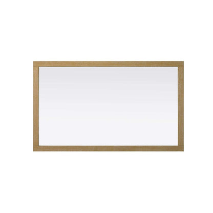 Noah Wooden Rectangle Mirror 60 x 36 in Linen Oak