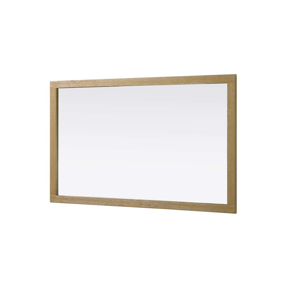 Noah Wooden Rectangle Mirror 60 x 36 in Linen Oak