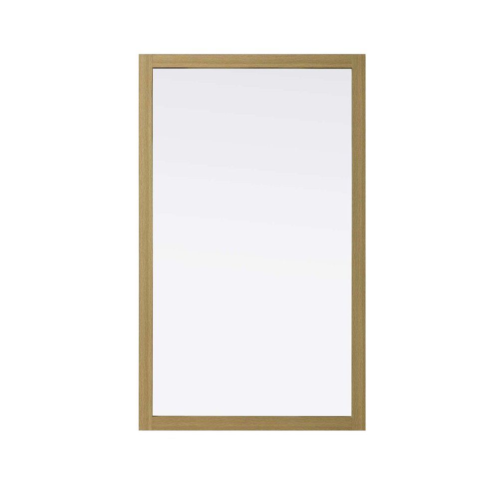 Noah Wooden Rectangle Mirror 60 x 36 in Honey Brown