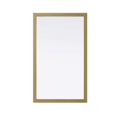 Noah Wooden Rectangle Mirror 60 x 36 in Honey Brown