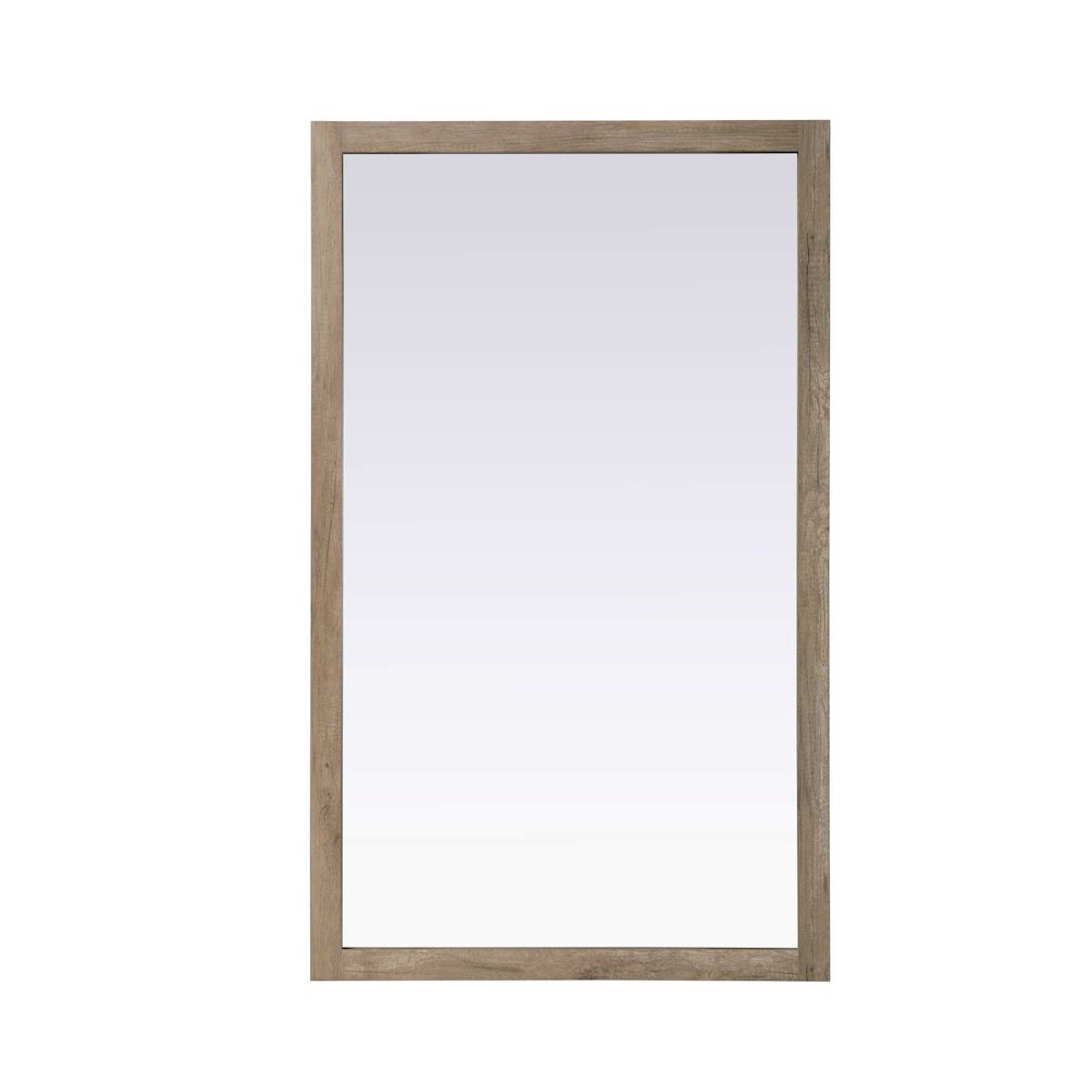 Noah Wooden Rectangle Mirror 60 x 36 in Natural Oak
