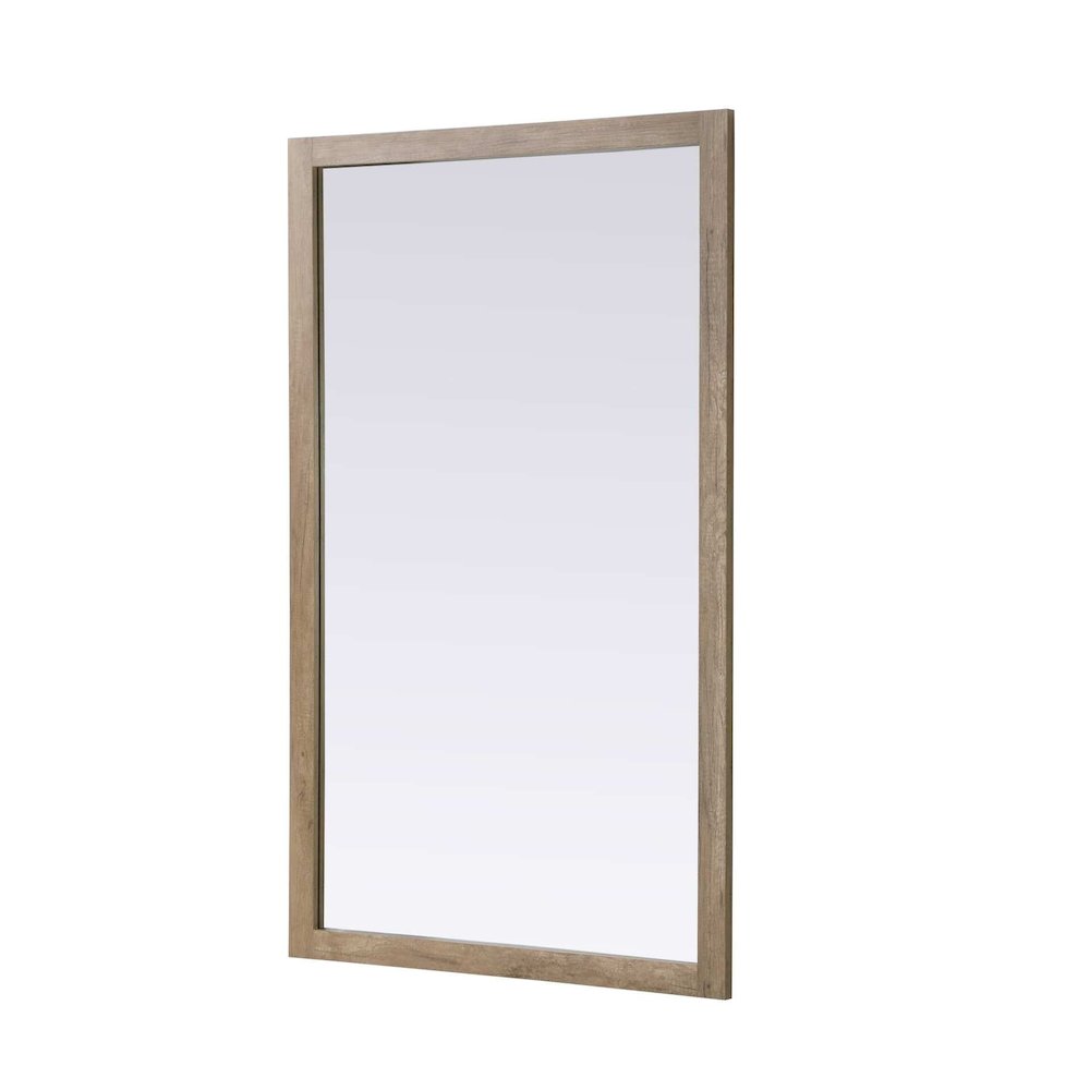 Noah Wooden Rectangle Mirror 60 x 36 in Natural Oak