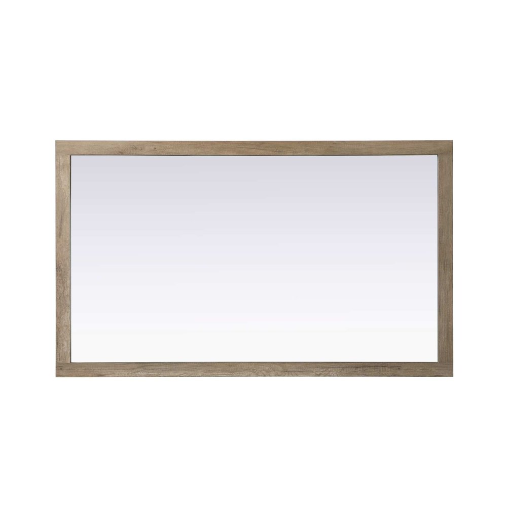 Noah Wooden Rectangle Mirror 60 x 36 in Natural Oak