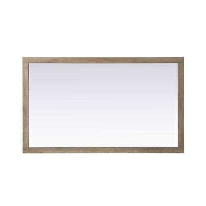 Noah Wooden Rectangle Mirror 60 x 36 in Natural Oak