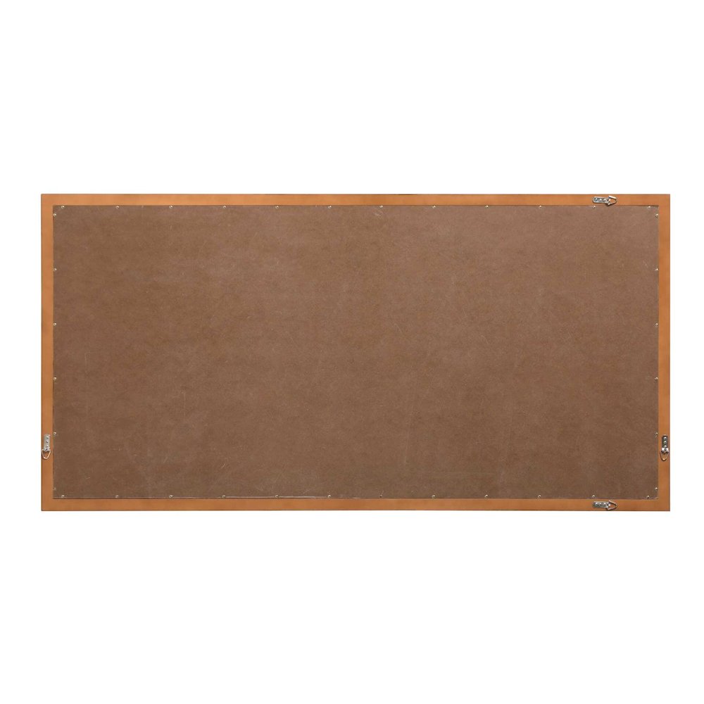 Noah Wooden Rectangle Mirror 72 x 36 in Brandy Walnut