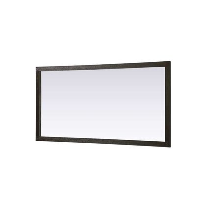 Noah Wooden Rectangle Mirror 72 x 36 in Chocolate Oak