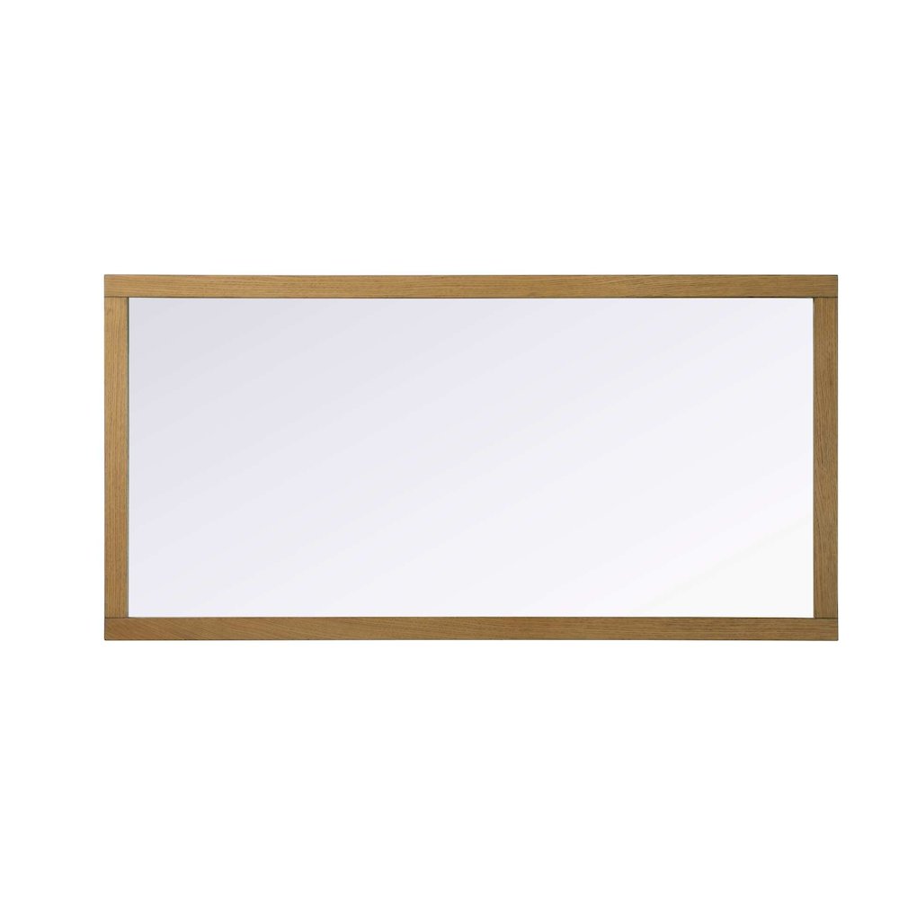 Noah Wooden Rectangle Mirror 72 x 36 in Honey Teak