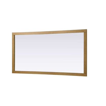 Noah Wooden Rectangle Mirror 72 x 36 in Honey Teak