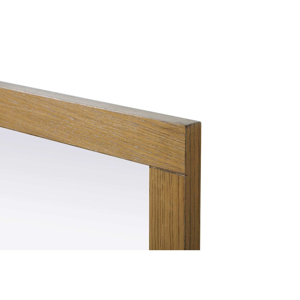 Noah Wooden Rectangle Mirror 72 x 36 in Honey Teak