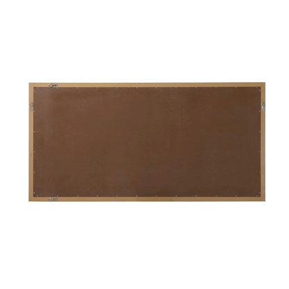 Noah Wooden Rectangle Mirror 72 x 36 in Honey Teak