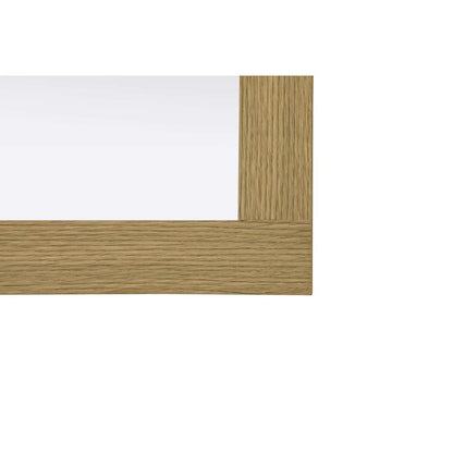 Noah Wooden Rectangle Mirror 72 x 36 in Honey Brown
