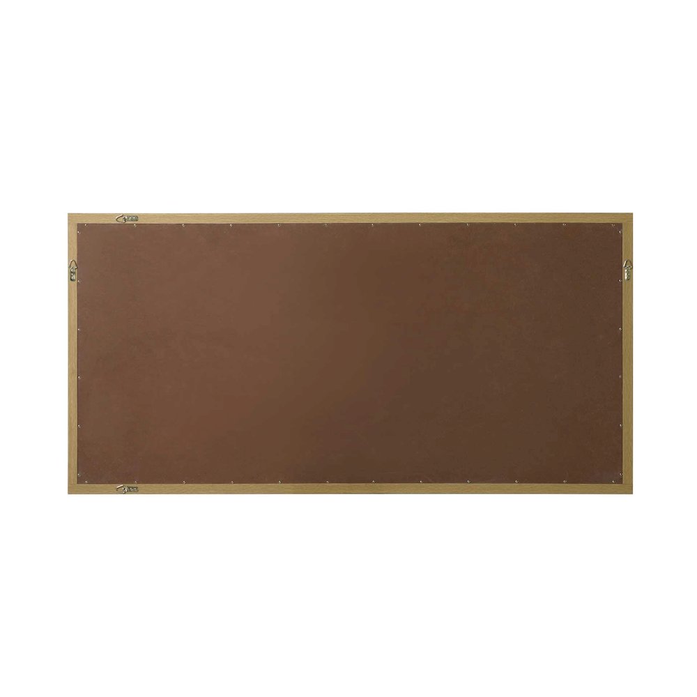 Noah Wooden Rectangle Mirror 72 x 36 in Honey Brown