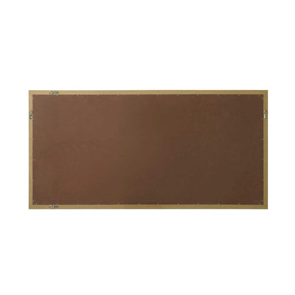 Noah Wooden Rectangle Mirror 72 x 36 in Honey Brown