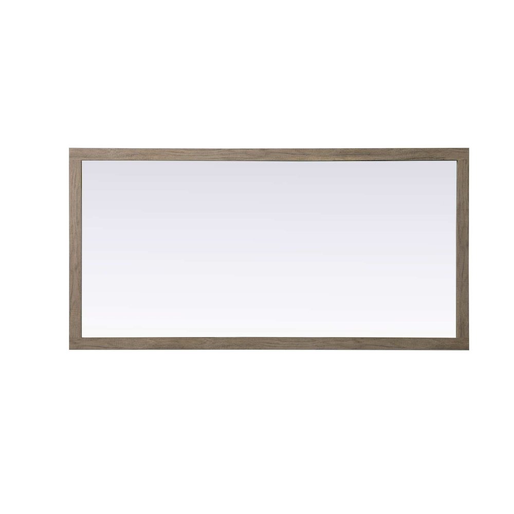 Noah Wooden Rectangle Mirror 72 x 36 in Natural Oak