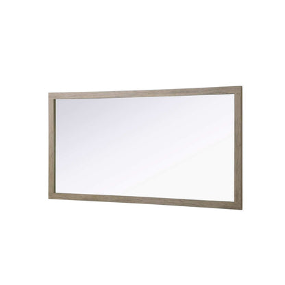 Noah Wooden Rectangle Mirror 72 x 36 in Natural Oak
