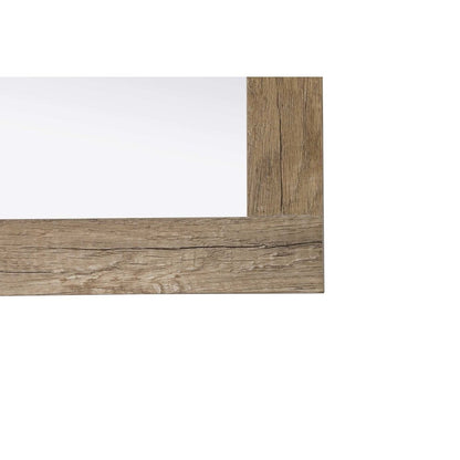Noah Wooden Rectangle Mirror 72 x 36 in Natural Oak