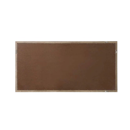 Noah Wooden Rectangle Mirror 72 x 36 in Natural Oak