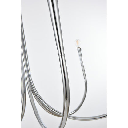 Layne 42 inch chandelier in Chrome