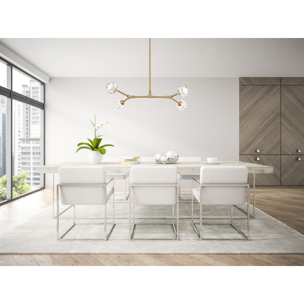 Zayne 4 Light Pendant in Gold